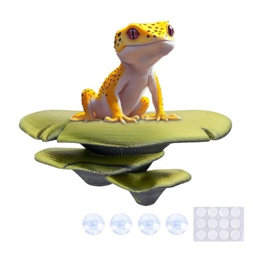 Westant Mushroom Decor for Reptile Tank, Fish Tank Trio Cap