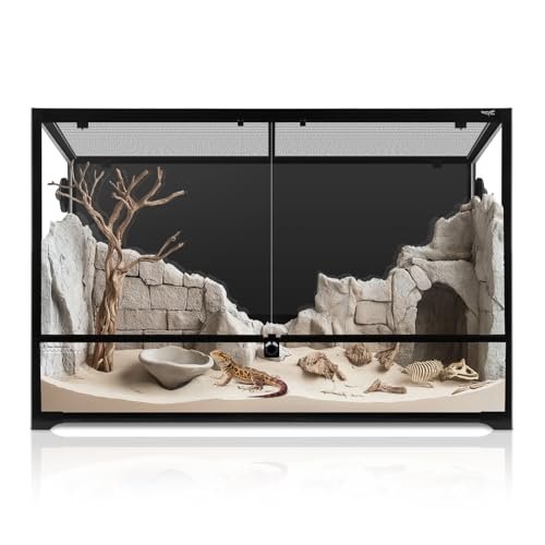 67 Gallon Reptile Tank Large Full Glass Front Opening...