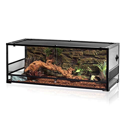 REPTI ZOO 67Gallon Reptile Large Terrarium Upgrade Glass...