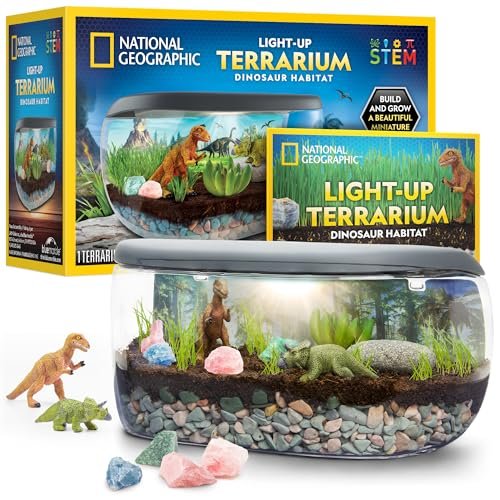 National Geographic Light Up Terrarium Kit for Kids...