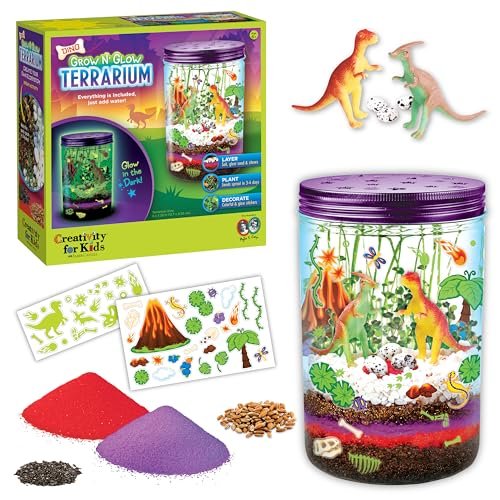 Creativity for Kids Grow N Glow Dinosaur Terrarium Kit