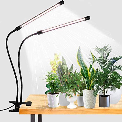 GooingTop LED Grow Light,6000K Full Spectrum Clip Plant Lamp