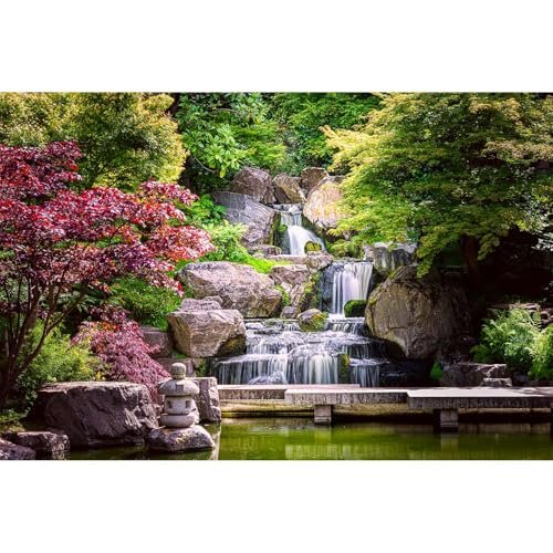 Waterfall Aquarium Background Kyoto Garden Style Terrarium...