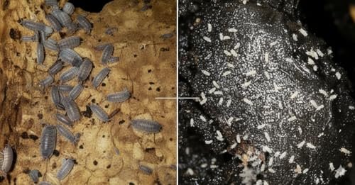 Combo Pack 20+ Live Powder Blue Isopod and Springtail