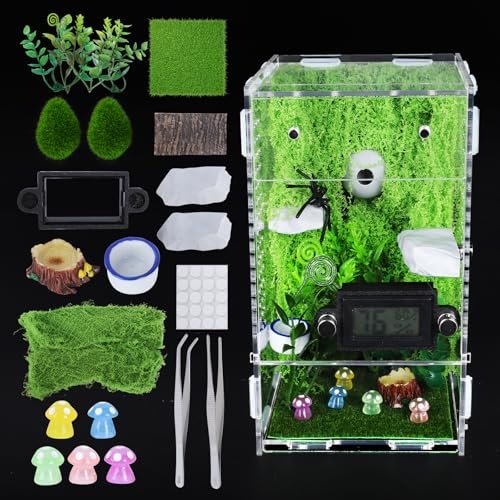 DIY Jumping Spider Enclosure, Escape Proof Spider Acrylic...