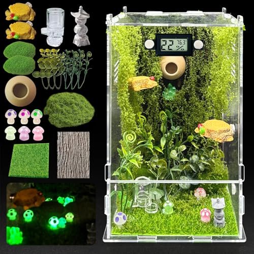 Jumping Spider Enclosure,DIY Insects Habitat,Small Reptile...