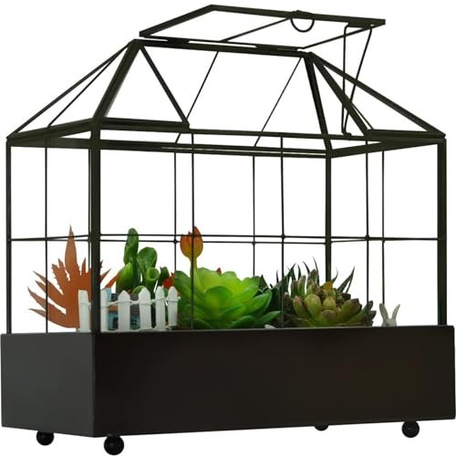 YIMORENCE V Large Tall Plant Terrarium Glass Greenhouse...