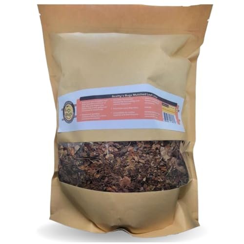 SCOTTY'S BUGS Mulched Leaf Litter for Reptiles, Isopods and...