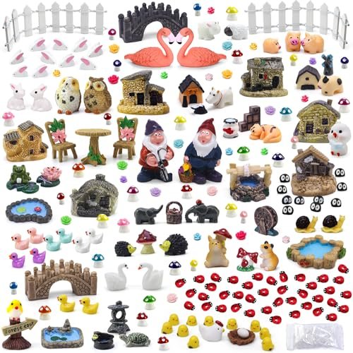 Tardigrade 200 Pieces Fairy Garden Accessories, Fairy...