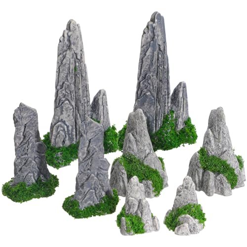 8Pcs Mini Rockery Zen Garden Accessories, Miniature...