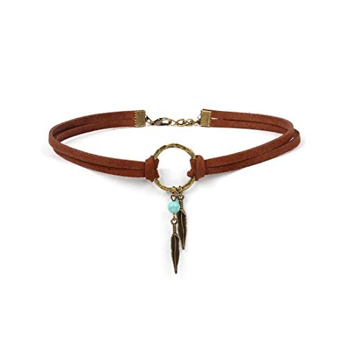 ROSTIVO Choker Necklaces for Women Native American Boho...