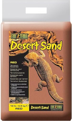 Exo Terra Desert Sand, 10-Pound, Red for All Breed Sizes