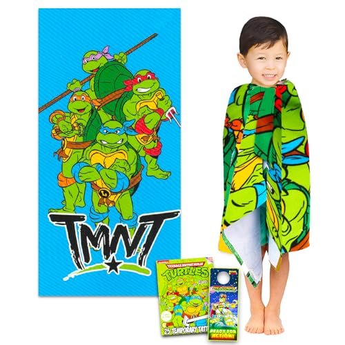 Teenage Mutant Ninja Turtles Bath Towel Set for Kids