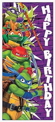 Teenage Mutant Ninja Turtles Birthday Door Poster 27