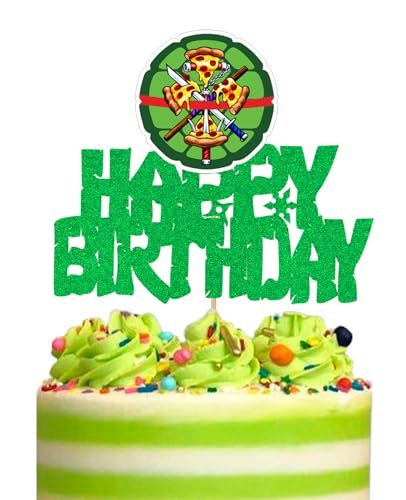 Turtle Cake Topper Anime Hero Cake Topper Birthday...
