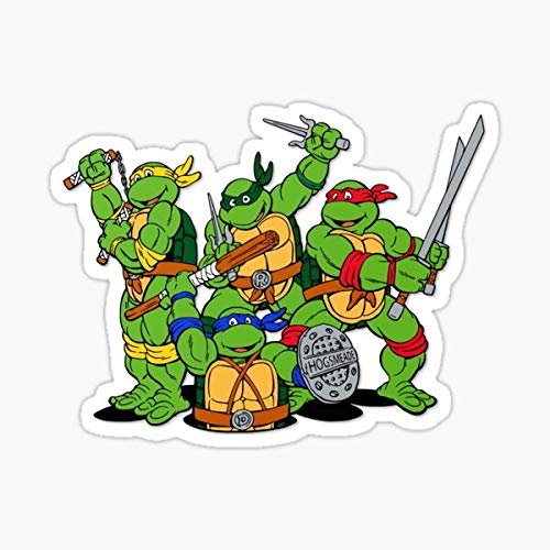 Turtle Ninja Sticker - Graphic for Auto, Windows and Laptops