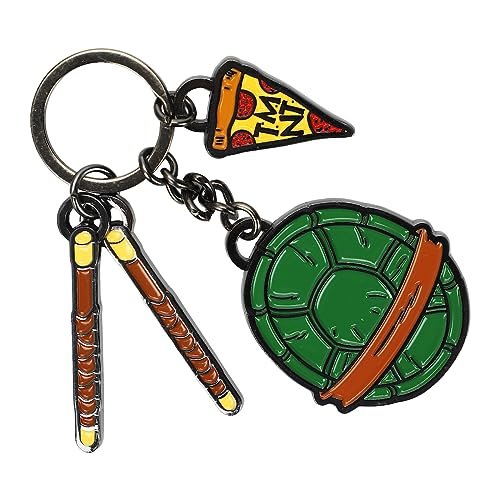 Bioworld Teenage Mutant Ninja Turtle Keychain with Three...
