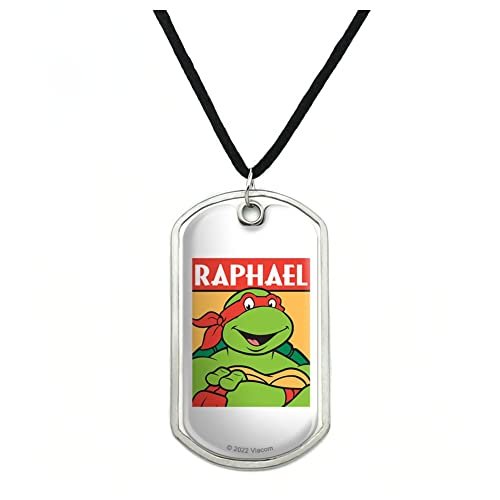 GRAPHICS & MORE Teenage Mutant Ninja Turtles Raphael Dog Tag