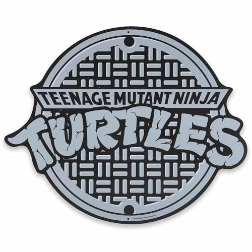Teenage Mutant Ninja Turtles Manhole Cover Metal Wall Decor