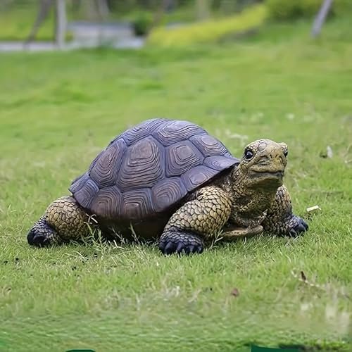 Garden Turtle Statue Decoration, Large Realistic Tortoise...