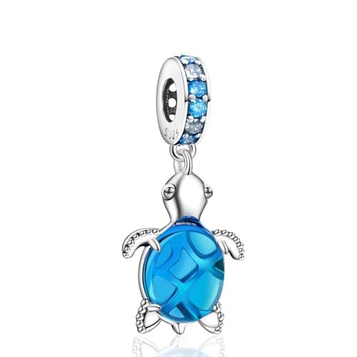 Annmors Tortoise Sea Turtle Dangle Charms 925 Sterling...