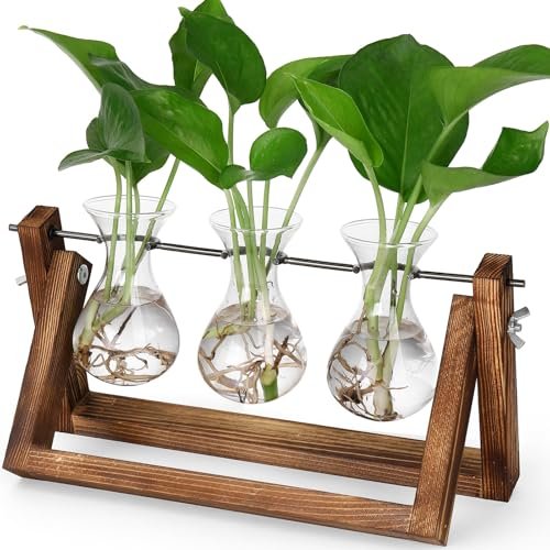 YIBOT Propagation Stations,Plant Terrarium with Retro...