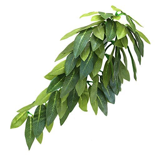 SLSON Reptile Plants Hanging Silk Terrarium Plant with...