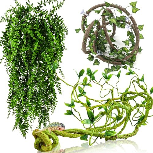 HERCOCCI Reptile Vines, Flexible Jungle Climbing Vines...