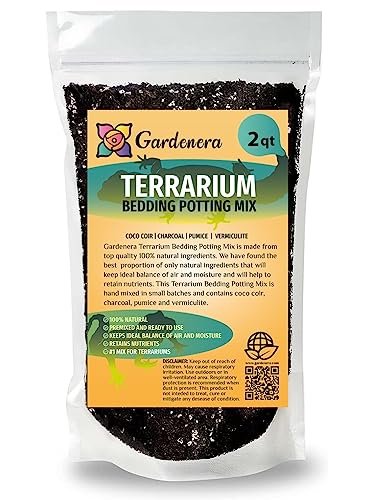 Gardenera Terrarium Potting Soil Mix - Perfect Balance 2...