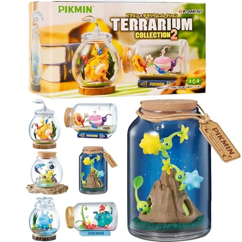 Hamee RE-Ment Pikmin Blind Box Miniature Figure Terrarium...