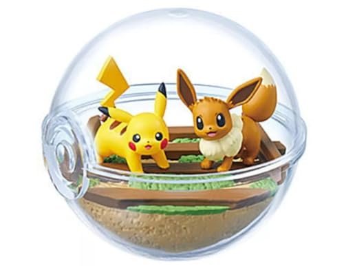 Re-Ment Pokemon Terrarium Collection 13 (Evee & Pikachu)