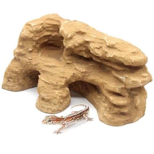 Reptile Hide Shale Scape Step Ledge Backdrop, Rock Basking...