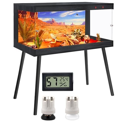 Royxen Bearded Dragon Tank, 36 Gallon Reptile Enclosure...