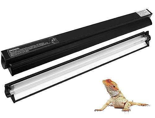 Ycxydr 24W T5 HO UVB Reptile Light Fixture Kit
