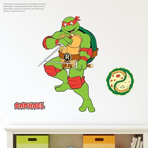 TMNT Teenage Mutant Ninja Turtles Raphael Wall Vinyl Decal...