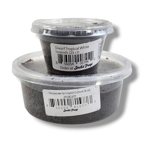 Josh's Frogs Dwarf Tropical White Isopods (25 ct)...