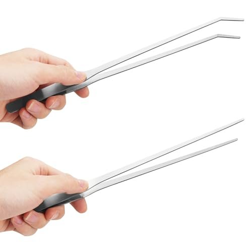 Fri4Free 2PCS Long Aquarium Tweezers - 10.6