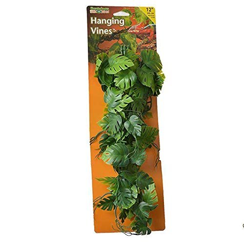 Penn-Plax Reptology Decorative Hanging Terrarium Plant...