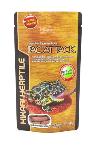 Hikari Pac Attack Food For Pacman Frogs, 1.41oz (40g)