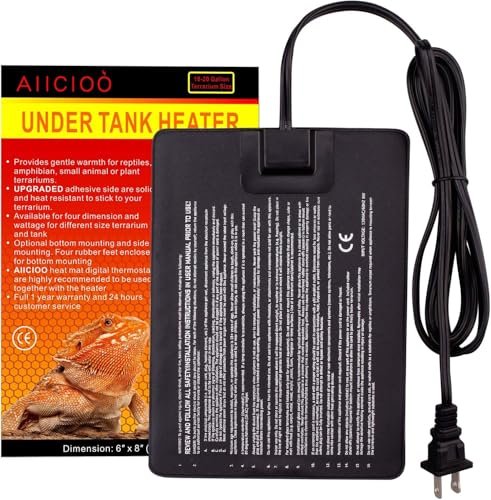 Aiicioo Reptile Heating Pad - Hermit Crab 8 Watt Heater