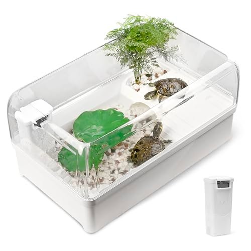 Clioran Turtle Tank Habitat Kit,Aquatic Tortoise Enclosure...