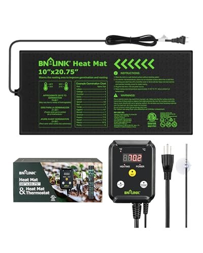 BN-LINK Seedling Heat Mat with Thermostat Controller Combo...