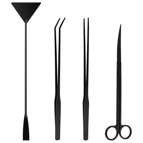 Tifanso Aquarium Aquascape Tools Kit - 4 in 1 Set