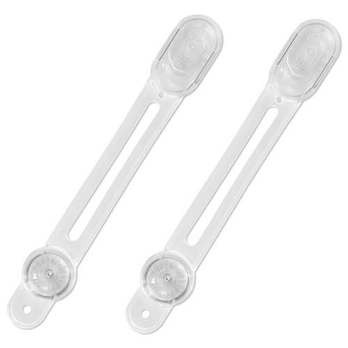 2pcs Reptile Terrarium Lock for Sliding Door, Clear...