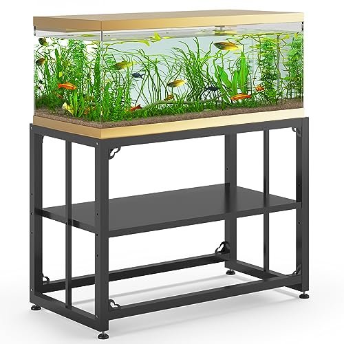 TOCRETOARE Fish Tank Stand 40 Gallon, Metal Aquarium Stand