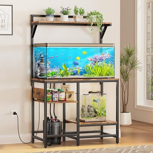 Rymeera 40 Gallon Fish Tank Stand, Aquarium Stand with...