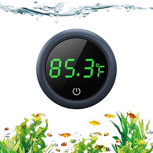 PAIZOO Fish Tank Digital Thermometer Accurate LED...