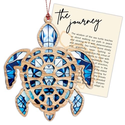 Sea Turtle Gifts for Women, Sea Turtle Suncatcher Christmas...