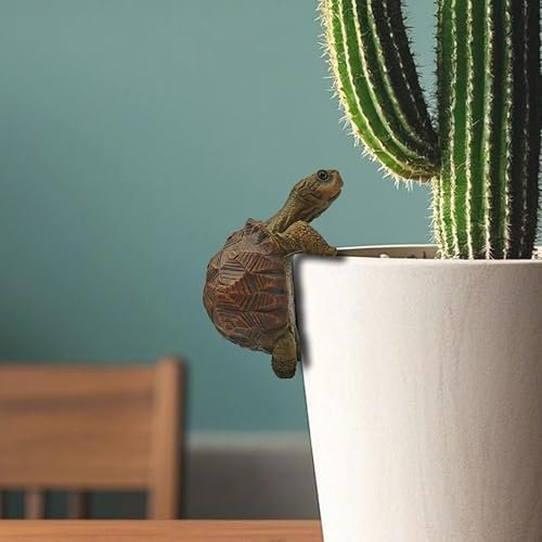 THXTYVM Mini Turtle Statue Miniature Tortoise Figurine...