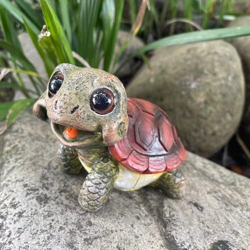 Kudriod Turtle Outdoor Garden Decor – Outside Garden Statues